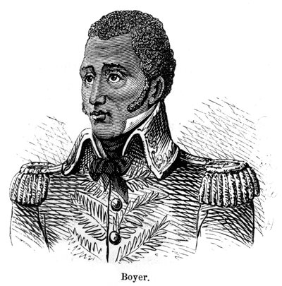 Jean Pierre Boyer , haitský voják a prezident Haiti, 1873 od Unbekannt