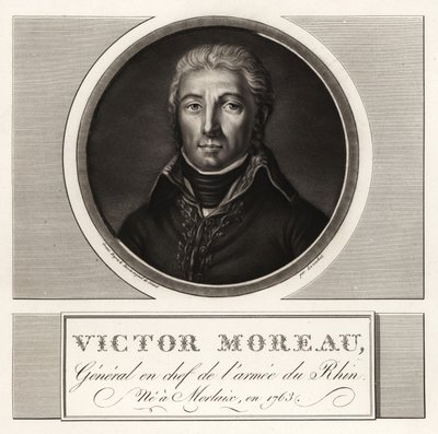 Jean Victor Marie Moreau, vrchní generál armády Rýna od Unbekannt