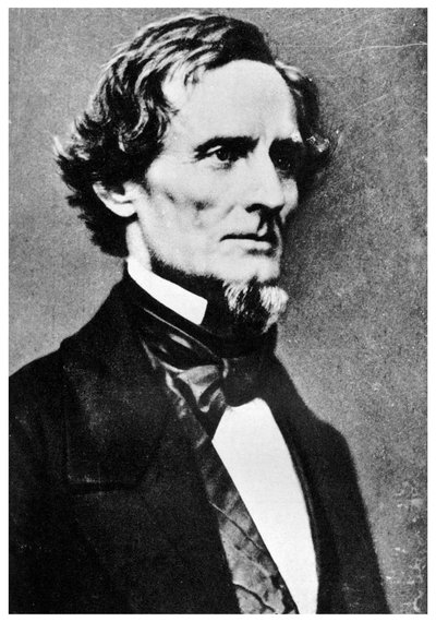 Jefferson Davis, prezident Konfederovaných států amerických, c1855-1865 1955 od Unbekannt