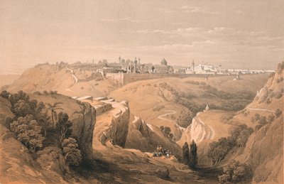 Jeruzalém od cesty vedoucí do Bethany, 1855. od Unbekannt