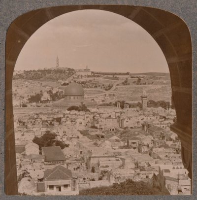 Jeruzalém ze zvonice protestantské církve, c1900 od Unbekannt