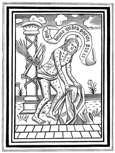 Ježíš Kristus po jeho bičování, c15. století, 1870 od Unbekannt