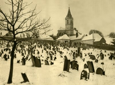 Židovský hřbitov, Mattersburg, Burgenland, Rakousko, c1935. od Unbekannt