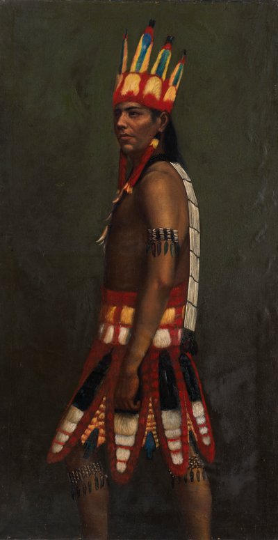 Jivaro Indian, ca. 1890-1892. od Unbekannt