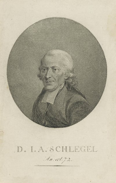 Johann Adolf Schlegel 1721-1793, c. 1800 od Unbekannt