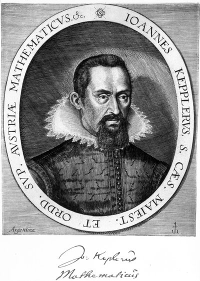 Johannes Kepler, německý astronom a fyzik, c 1600 od Unbekannt