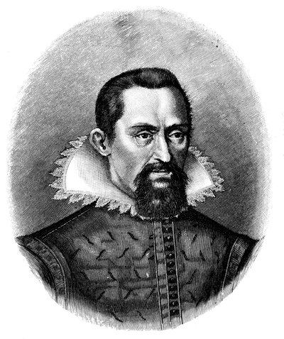 Johannes Kepler, německý astronom, počátek 17. století, c1903 od Unbekannt