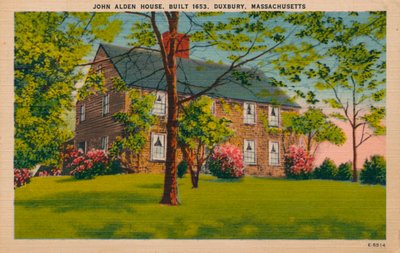 John Alden House, Duxbury, Massachusetts, c1940 od Unbekannt
