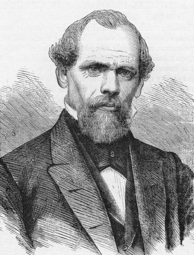 John Augustus Roebling , americký stavební inženýr, 1874 od Unbekannt