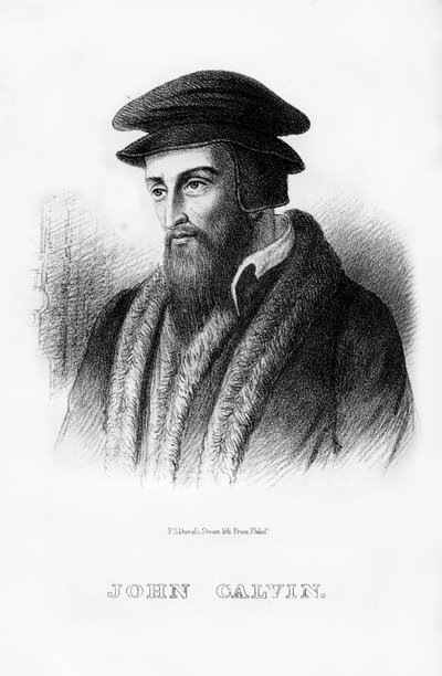 John Calvin, French Christian theologian, 1854 od Unbekannt