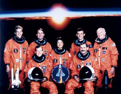 John Glenn a posádka, červen 1998 od Unbekannt