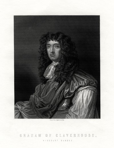 John Graham z Claverhouse, 1. vikomt Dundee kolem 1648-1689, 19. století od Unbekannt