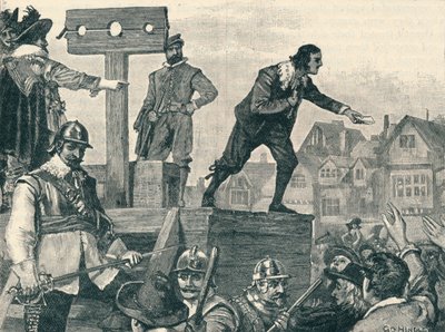 John Lilburne na pranýři ve Westminsteru, 1638 1905. od Unbekannt