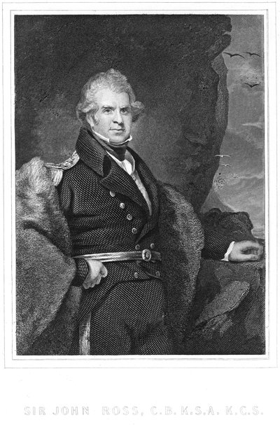 John Ross, britský polárník a námořní důstojník, 19. století od Unbekannt