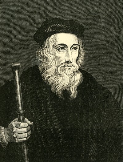 John Wyclif, 1320-1384, 1890. od Unbekannt