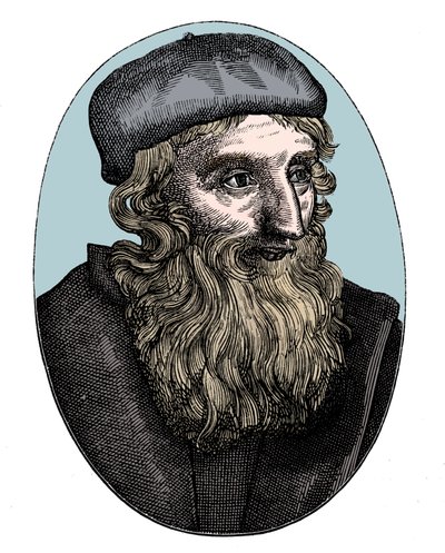 John Wycliffe, anglický náboženský reformátor 14. století, 16. století od Unbekannt