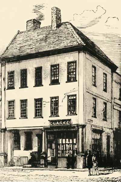 Johnsons rodiště v Lichfield, 1902. od Unbekannt