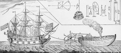 Parní remorkér Jonathan Hullss, 1736, 1904 od Unbekannt