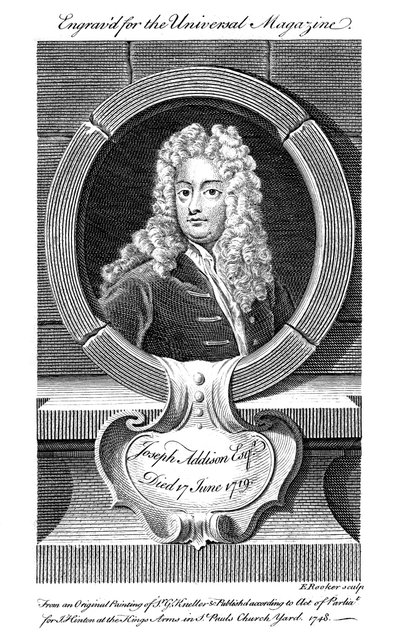 Joseph Addison , anglický politik a spisovatel, 19. století od Unbekannt