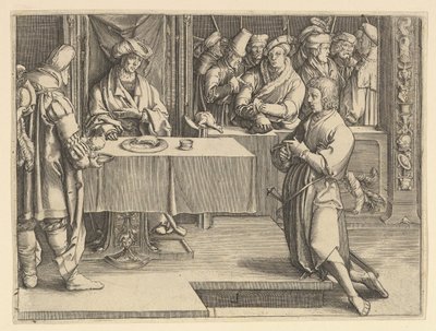 Kopie Joseph Interpreting Pharoahs Dreams, 1640-70. od Unbekannt