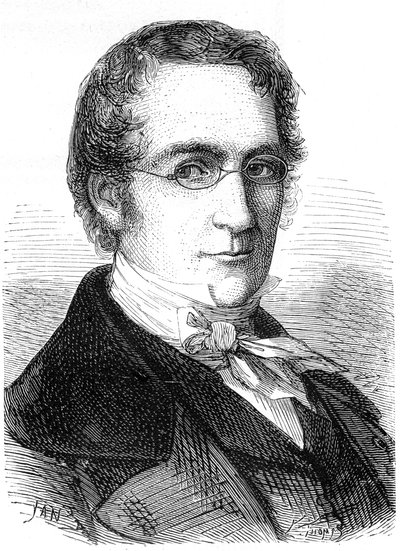 Joseph Louis Gay-Lussac, francouzský chemik, fyzik a balonista, c1870 od Unbekannt