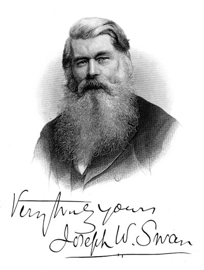 Joseph Wilson Swan, c1880 od Unbekannt