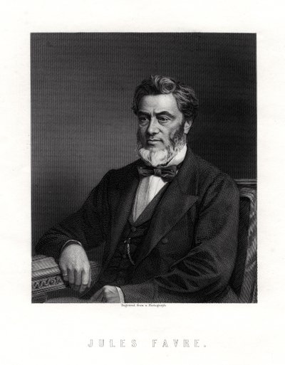 Jules Claude Gabriel Favre, francouzský státník, 19. století od Unbekannt