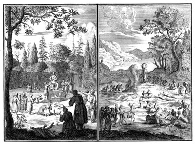 Jumala, Wirku-Accha. Božstvo Laponska, 1727-1738 od Unbekannt