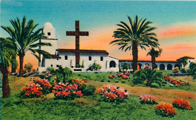 Muzeum Junipero Serra, Staré Město. San Diego, Kalifornie, c1941 od Unbekannt