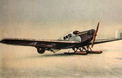 Letadlo Junkers F13 L se sněhovými lyžinami, 20. léta, 1932. od Unbekannt