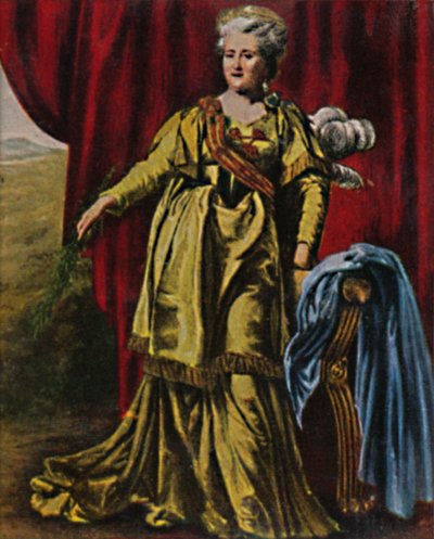 Císařovna Kateřina II Ruska 1729-1796. - Obraz Lewitzky, 1934. od Unbekannt