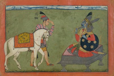 Kalki Avatar, budoucí inkarnace Višnua, ca. 1700-1710. od Unbekannt
