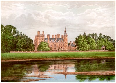 Kelham Hall, Nottinghamshire, domov rodiny Manners-Sutton, c1880 od Unbekannt