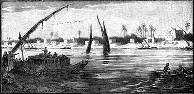 Chartúm, hlavní město Súdánu, 1900 od Unbekannt