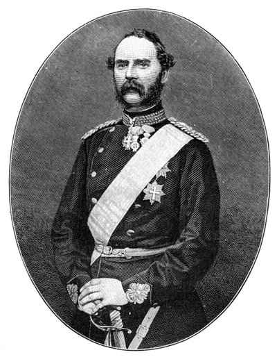 Dánský král Kristián IX. 1818-1906 od Unbekannt