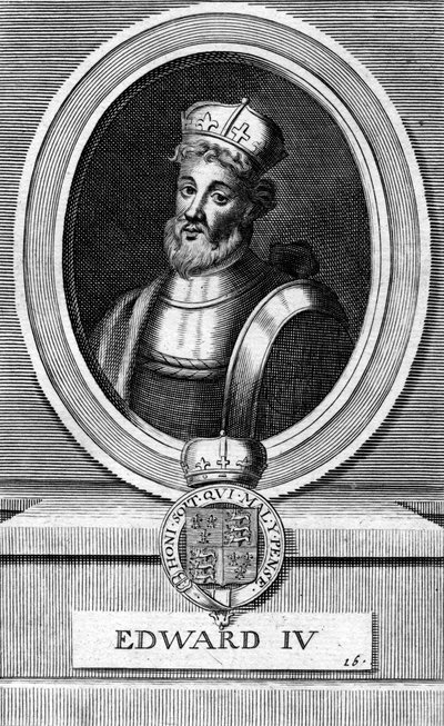 Anglický král Edward IV od Unbekannt
