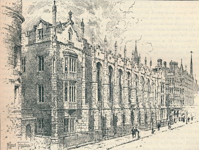 Škola krále Edwarda VI., Birmingham, 19. století 1906 od Unbekannt