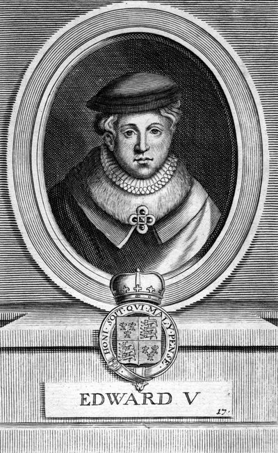 Anglický král Edward V., 1470-1483 od Unbekannt