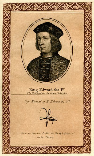 Anglický král Edward IV od Unbekannt