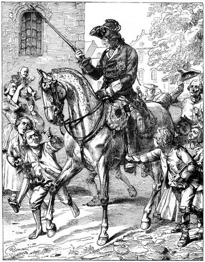 Pruský král Fridrich II. 1712-1786, 19. století od Unbekannt