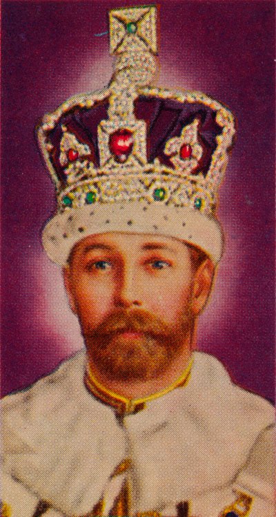 Král Jiří V. při jeho korunovaci, 1911 1935 od Unbekannt