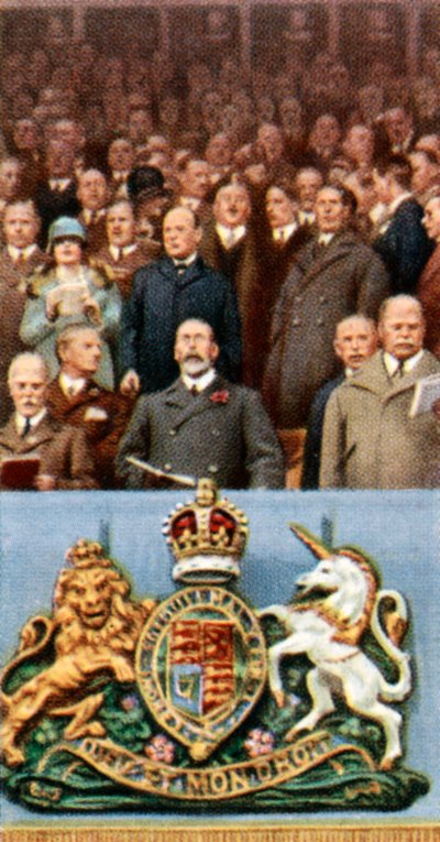 Král Jiří V. na finále poháru, Wembley, 23. dubna 1927, c1935 od Unbekannt