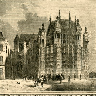Kaple krále Jindřicha VII., 1881. od Unbekannt
