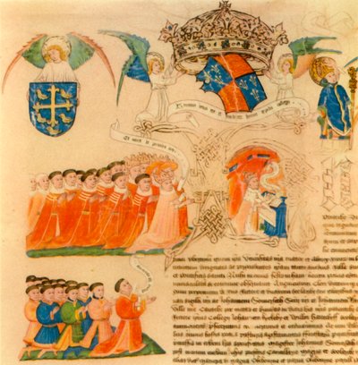 „Král Jindřich VI. se zástupci Lords and Commons“, 1446, 1947. od Unbekannt
