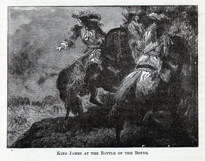 Král Jakub v bitvě u Boyne, 1882 od Unbekannt