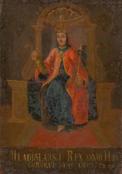 Král Polska, Maďarska a Chorvatska Wladyslaw III 1424-1444, první polovina 18. od Unbekannt
