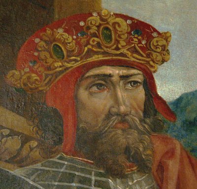 Král Wladyslaw II. Jagiello Detail, cca 1530 od Unbekannt
