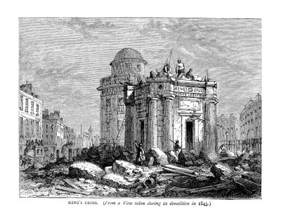 Kings Cross v roce 1845 od Unbekannt