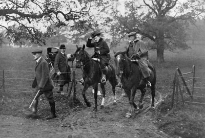 Lov králů Edwarda VII. Spojeného království a Manuela II. Portugalska, 1909 od Unbekannt