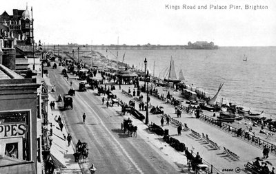 Kings Road a Palace Pier, Brighton, Sussex, počátek 20. století od Unbekannt